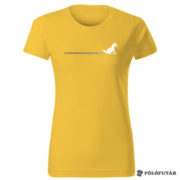 Unikornis női napsárga póló