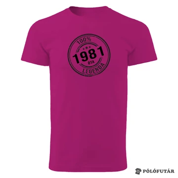 Legenda 1981  póló