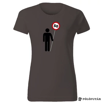 Tábla 50 női barna póló