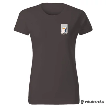 Nem érdekel női barna póló