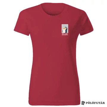 Nem érdekel női piros póló