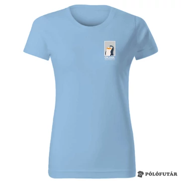 Nem érdekel női világoskék póló