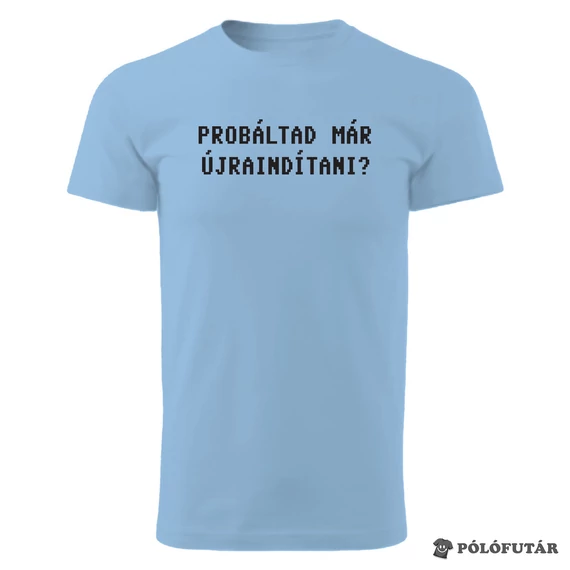 világoskék póló