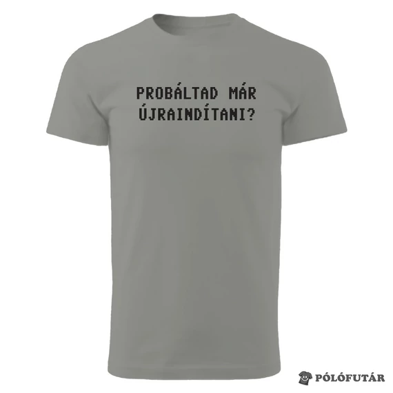 cinkszürke póló