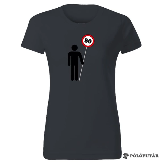 Tábla 50 női denim póló