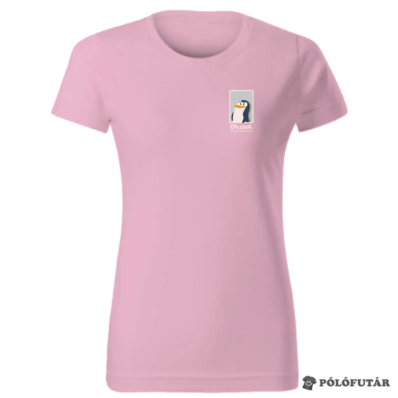 Nem érdekel női világos rózsaszín póló