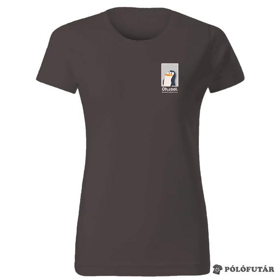 Nem érdekel női barna póló