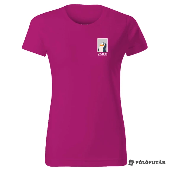 Nem érdekel női pink póló